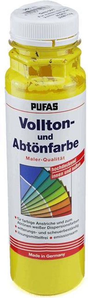 PUFAS Vollton- und Abtönfarbe250 ml  501 gelb Produktbild 