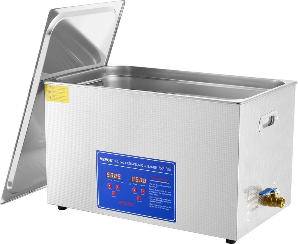 30-Liter-Ultraschallreinigungsgerät Edelstahl-Ultraschallreinigungsgerät Digitaler Heizungs-Timer Schmuckreinigung für gewerblichen und privaten...