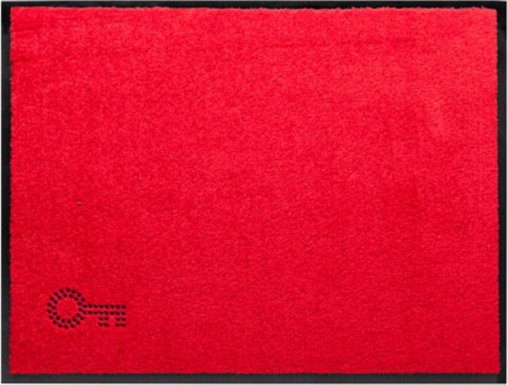 Türmatte Abtreter Schlüssel- rot ca 60 x 80 cm Fußabstreifer
