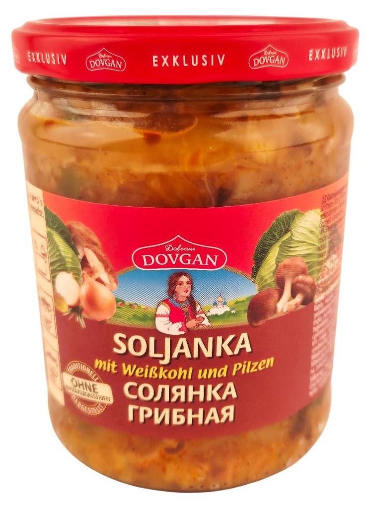 Dovgan Soljanka mit Weißkohl & Pilzen 480g Produktbild 