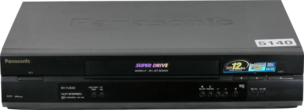 Magnétoscope VHS Panasonic NV-FJ630EGYK : réparez les sauts d'image vidéo