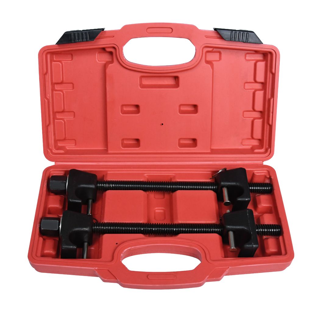 UISEBRT Universal 2tlg Federspanner KFZ Tieferlegung Federbein Spannen Montagespanner Werkzeug Tieferlegung 310MM