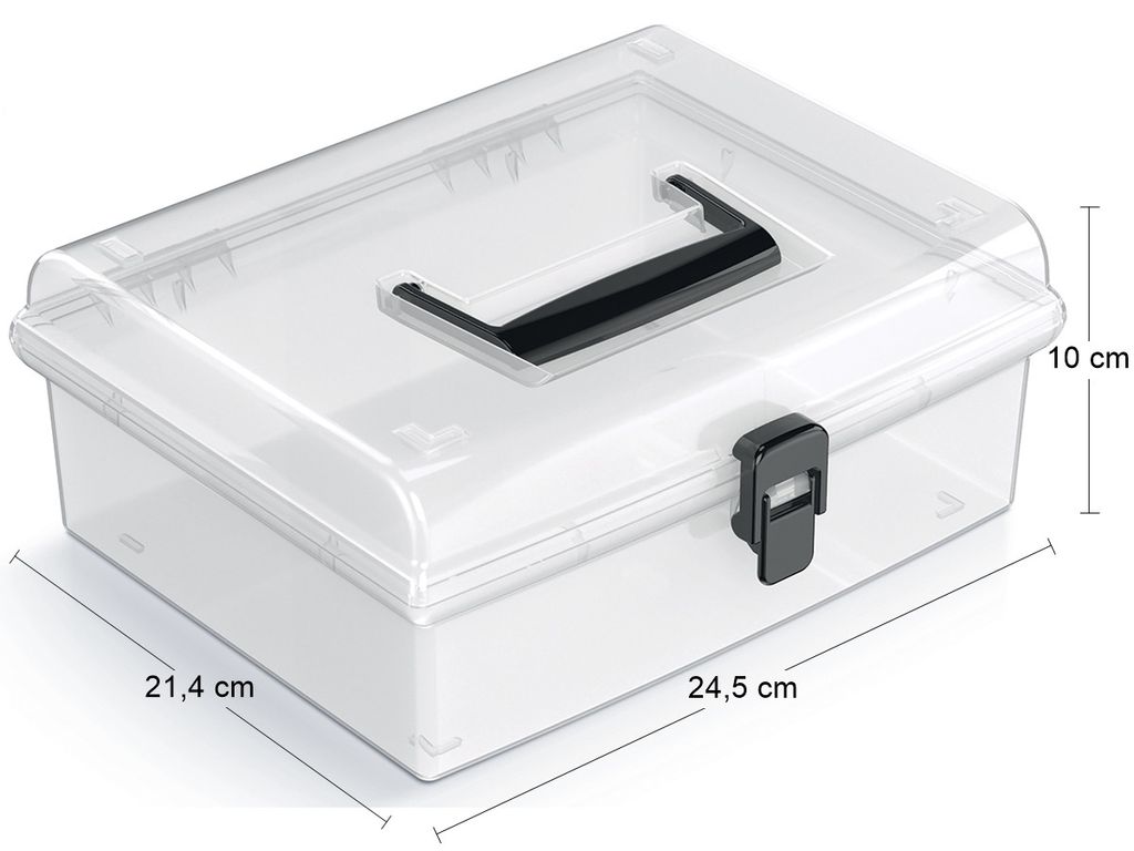 Transparente Aufbewahrungsbox Mit 8 Fächern & Verstellbaren Trennwänden – Ideal Für Schmuck, Bastelzubehör & Kleinteile