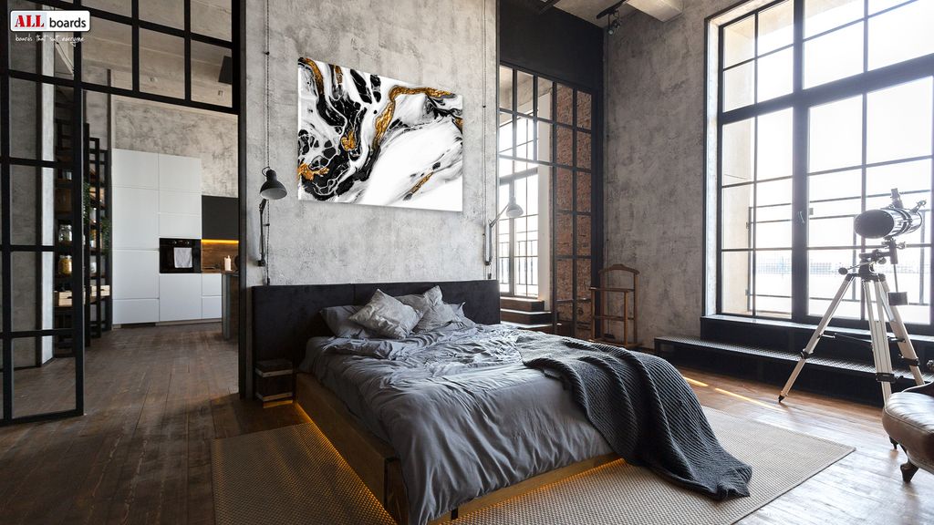 Allboards magnetická bezrámová kovovová s potlačou 90x60 cm Obrázok produktu 