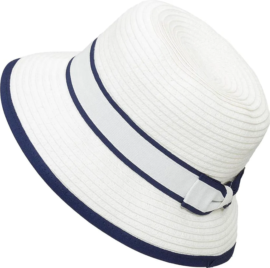 Cappello Döll Bianco per Bambini in Cotone Bio: Dolce Protezione UV