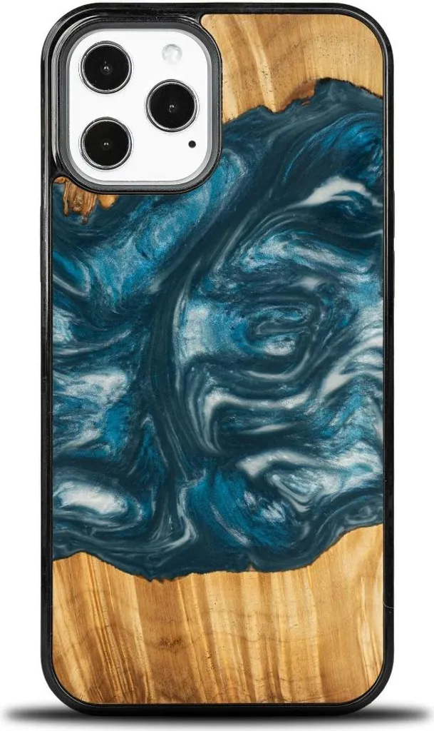 Custodia iPhone 12 Pro Max Bewood Unique 4 Elemente Air - Vero Legno