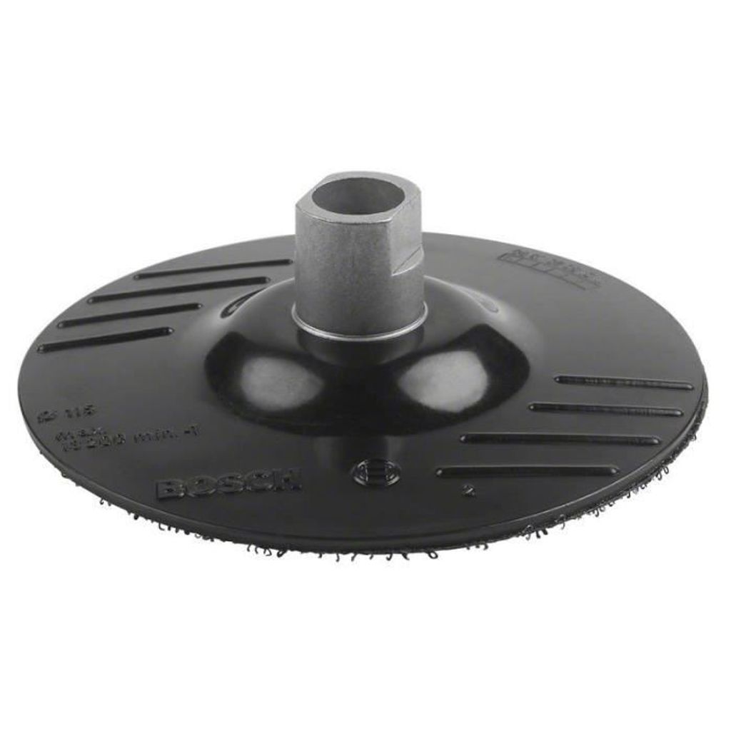 Bosch Professional 2 609 256 - 271 - Schleifteller de Gummi für Winkelschleifer, Kardanverschluss, 115 mm