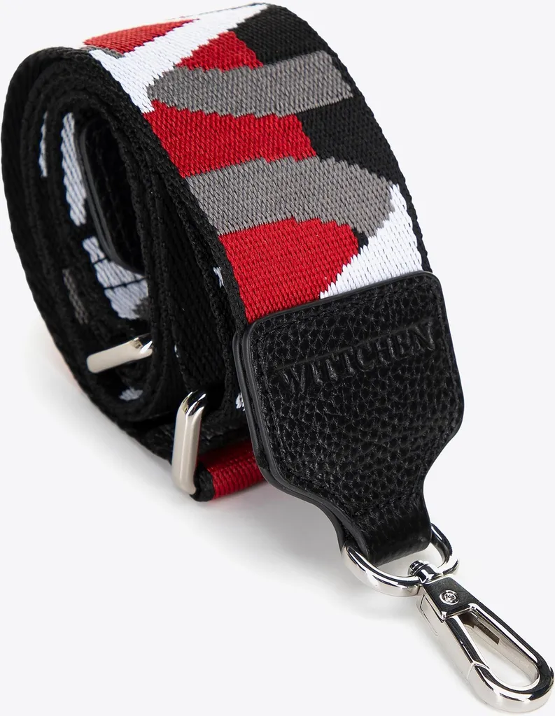 Cintura Wittchen Borsa Donna con Logo Ricamato Nero e Rosso | Shop