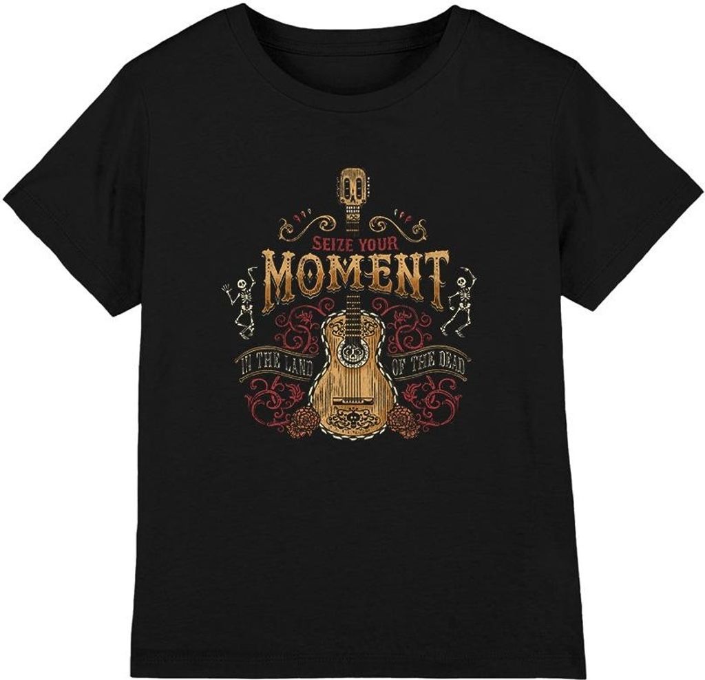 Coco - "Seize Your Moment In The Land Of The Dead" T-Shirt für Kinder TV3308 (116) (Schwarz)