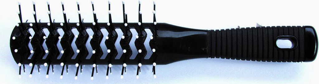 Efalock Double Vent Pro Doppel-Tunnelventbürste schwarz