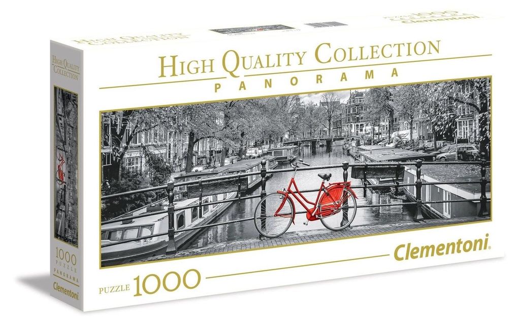 Clementoni Puzzle Panorama - Amstrdam roue 1000 pièces Image du produit 