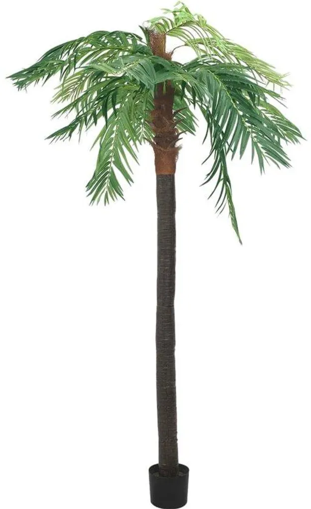 Palmier artificiel haut 305 cm, plante décorative verte aspect naturel