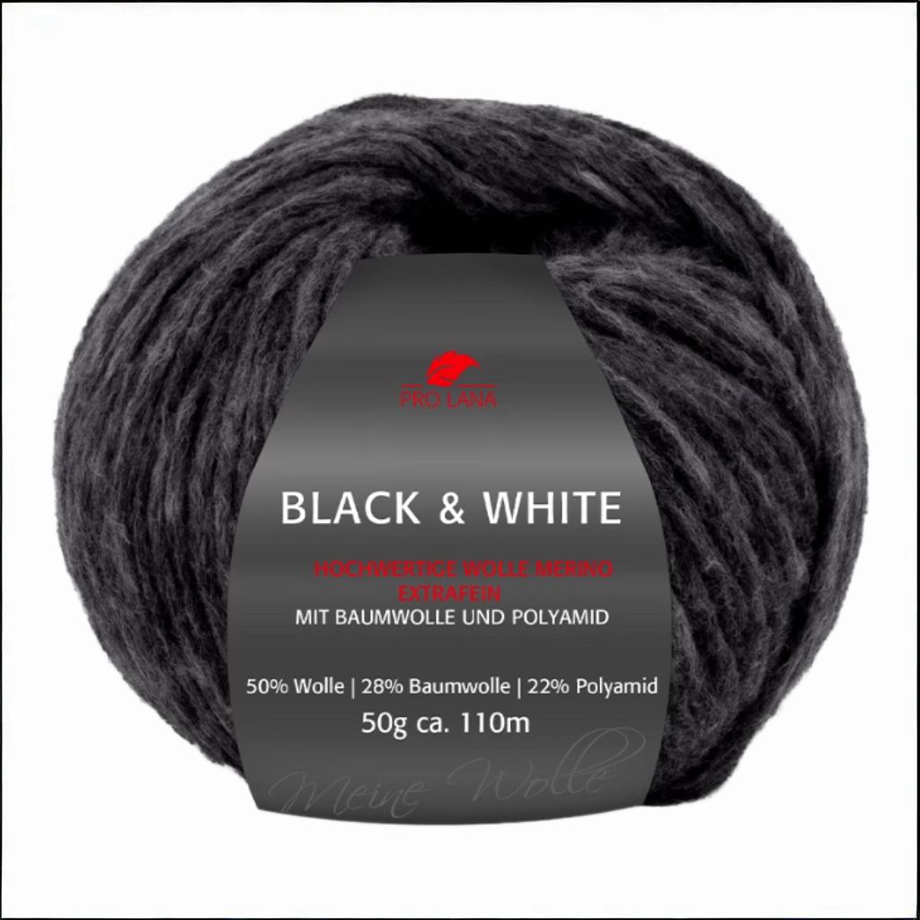 Pro Lana Black &White 50g