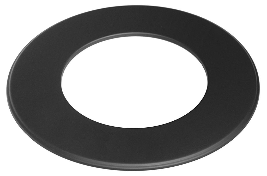 Raik Coltherm Wandrosette 150mm schwarz doppelwandig für Produktbild 