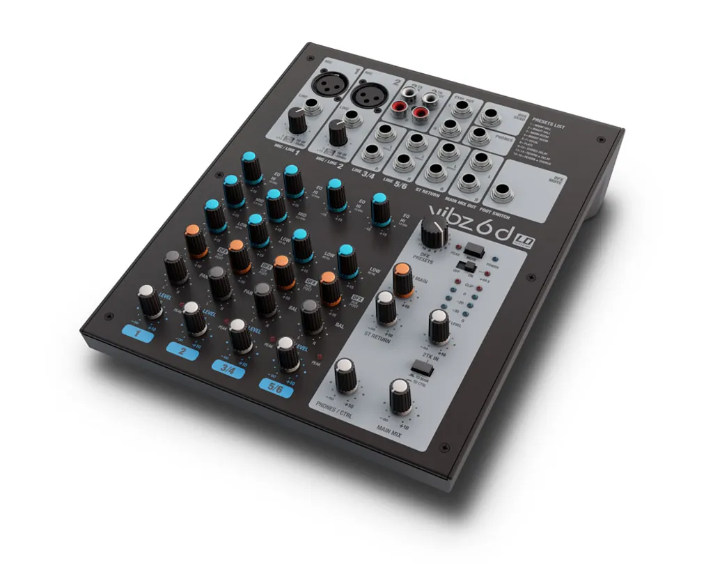 Table de Mixage pour Chant et Petit Groupe Vibz 6 D LD Systems avec DSP