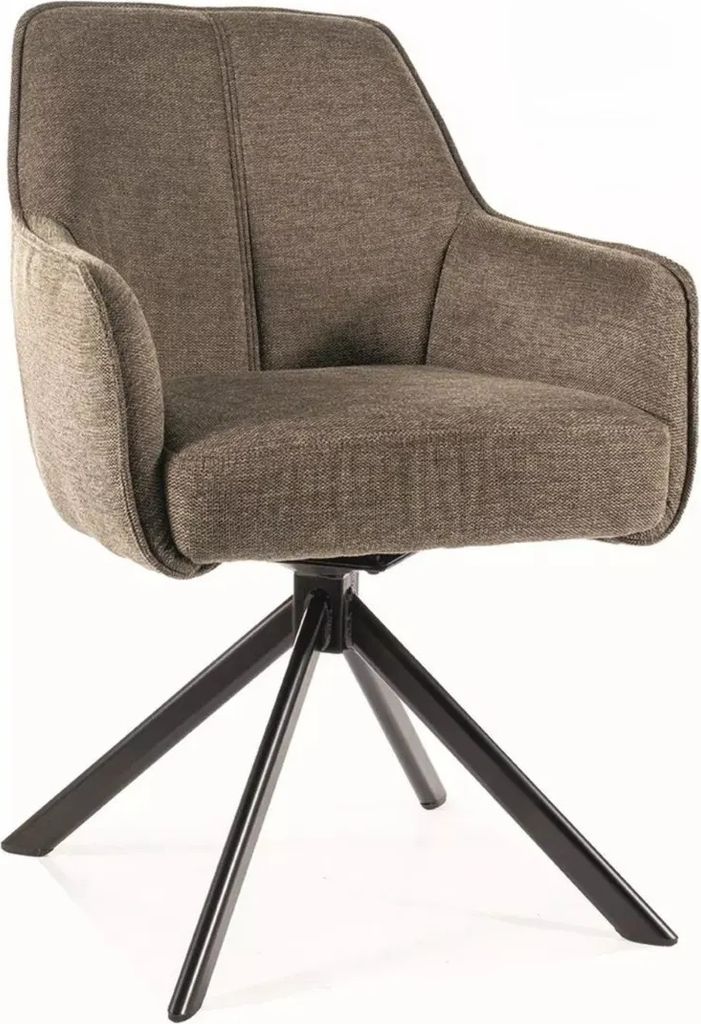 Drehstuhl Polsterstuhl olivgrün 55cm Met