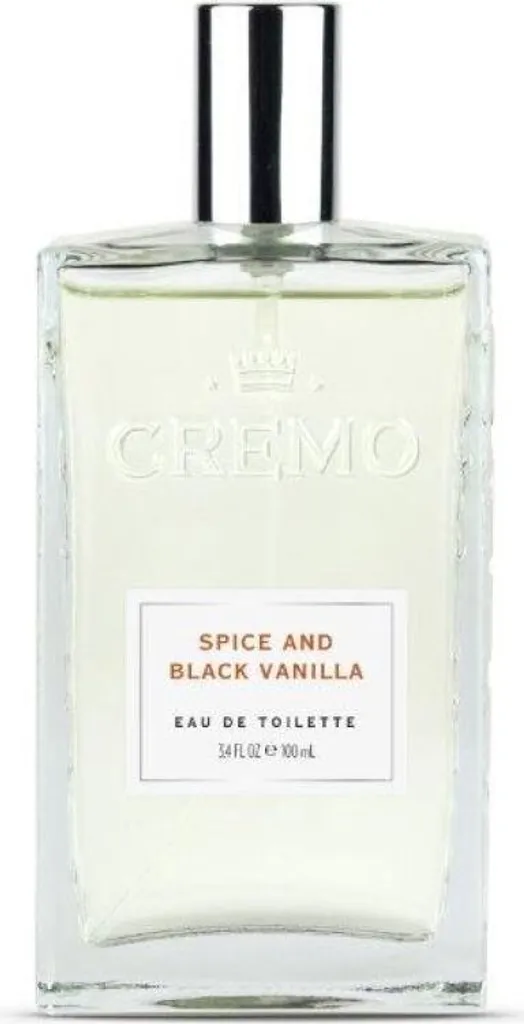 Cremo Eau de Toilette Homme Épices et Vanille Noire - Parfum 100 ml