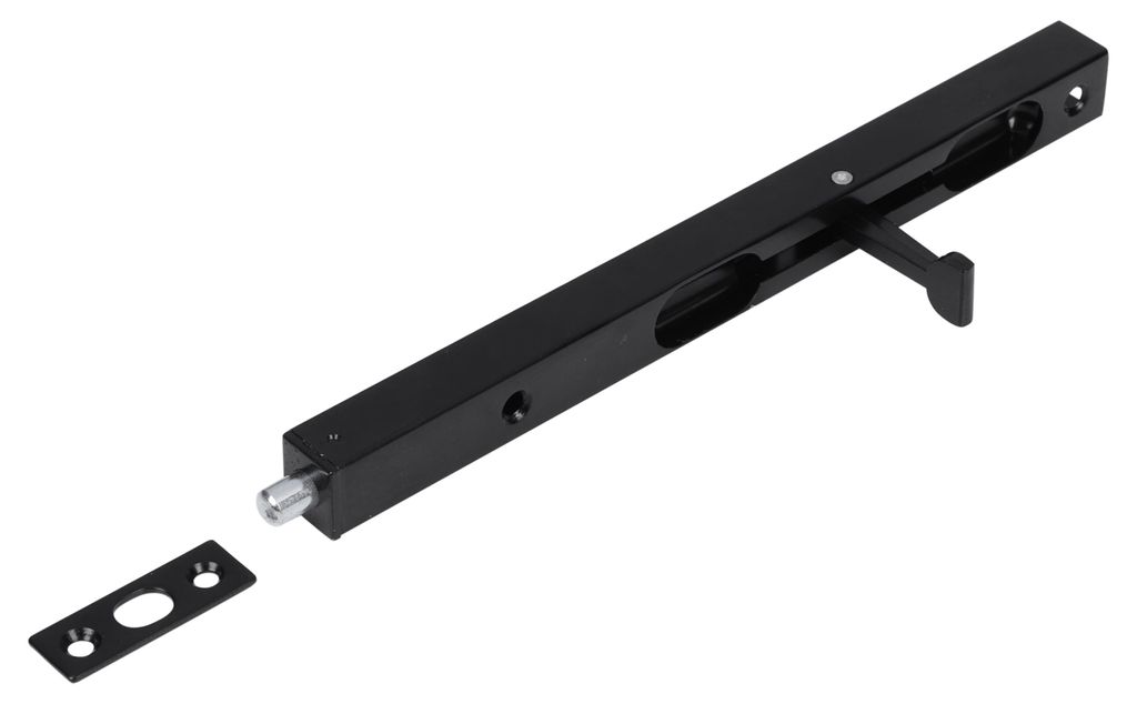 Rohrkantriegel mit Hebel 200 x 17 x 15 mm Schwarz - Pro Produktbild 