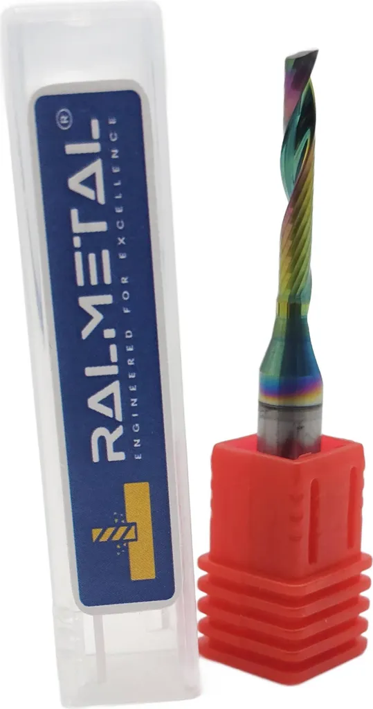 Coupe-tube VHM Haute Précision 55 HRC avec Finition DLC BLEU 3.175mm