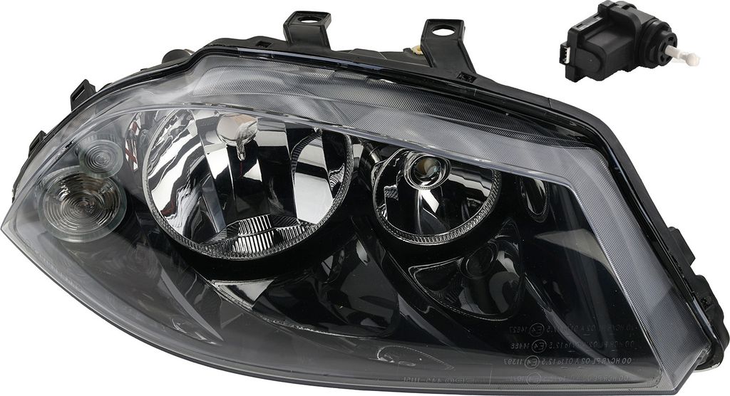 Johns, Scheinwerfer rechts passend für Seat Ibiza Cordoba 6L mit Blinker mit Stellmotor 6L194006M 1J0941295B 1J0941295F 9948336 1J0941295C 6X09412...