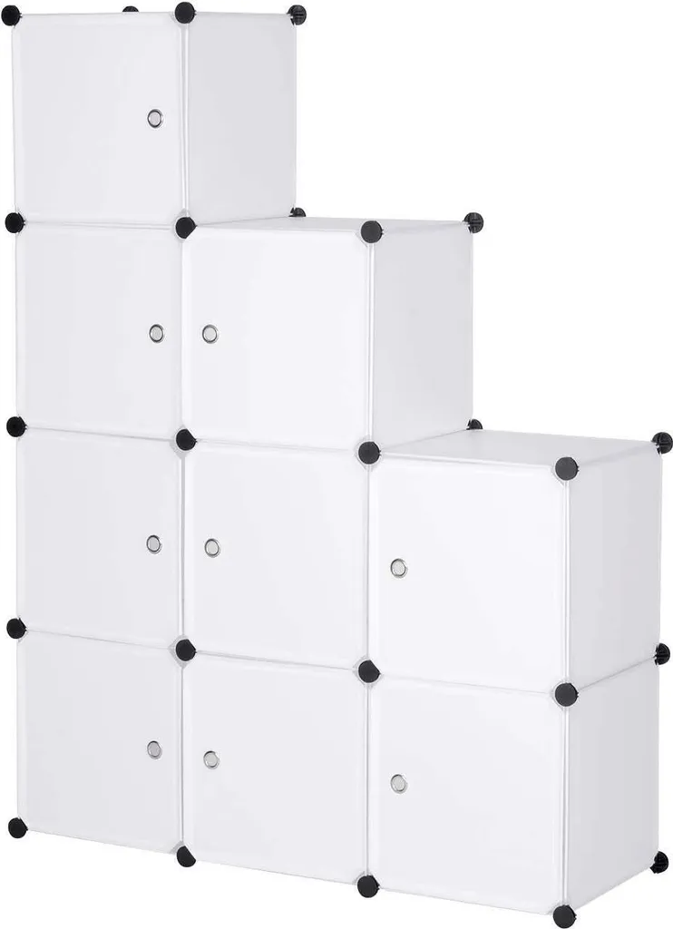 Meuble cube de rangement Rootz modulable et peu encombrant 111x111 cm