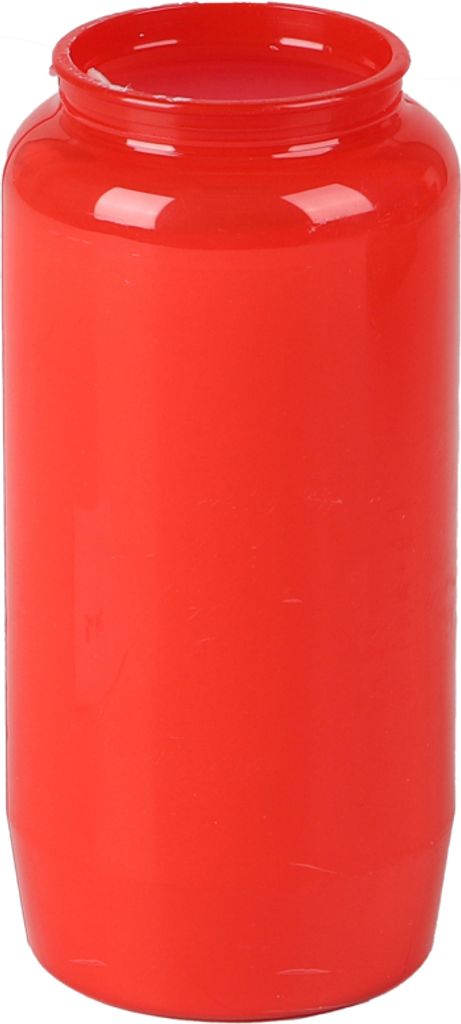 Bougie de cimetière rouge 100h sans couvercle Image du produit 