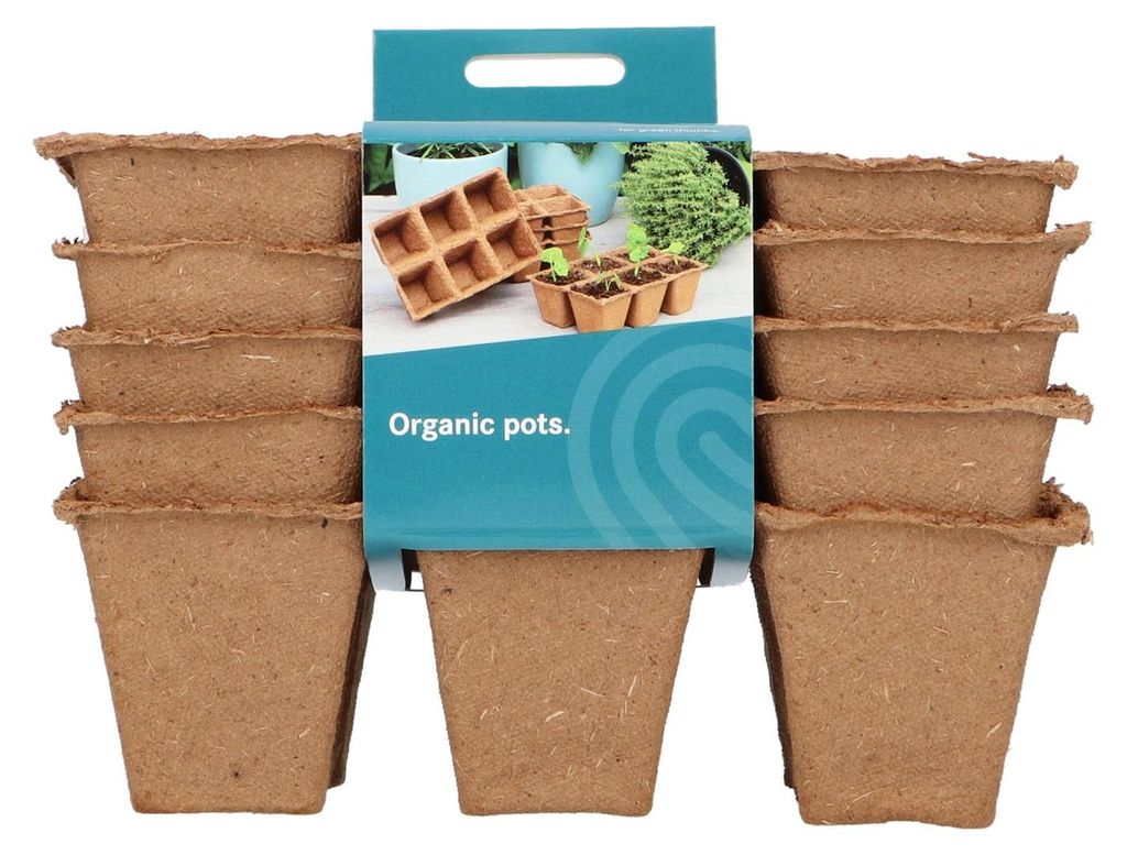 6 x 6 cm Anzuchttopf Strips (30 Stück) | Anzuchttöpfe von Sogo
