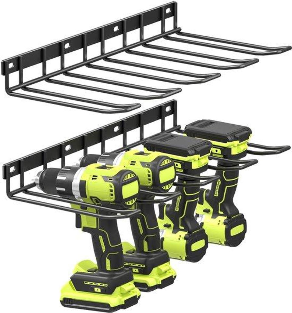 Elektrische Werkzeugbox für 8 Werkzeuge, Wandhalter, Werkzeugregal, Garage-Organizer, Werkzeugraum-Organizer