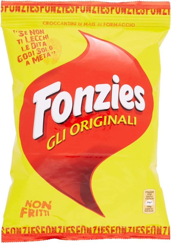 Set 24 FONZIES Chips Original Gr100 117.439 Snack- Und Salzige Knabbereien