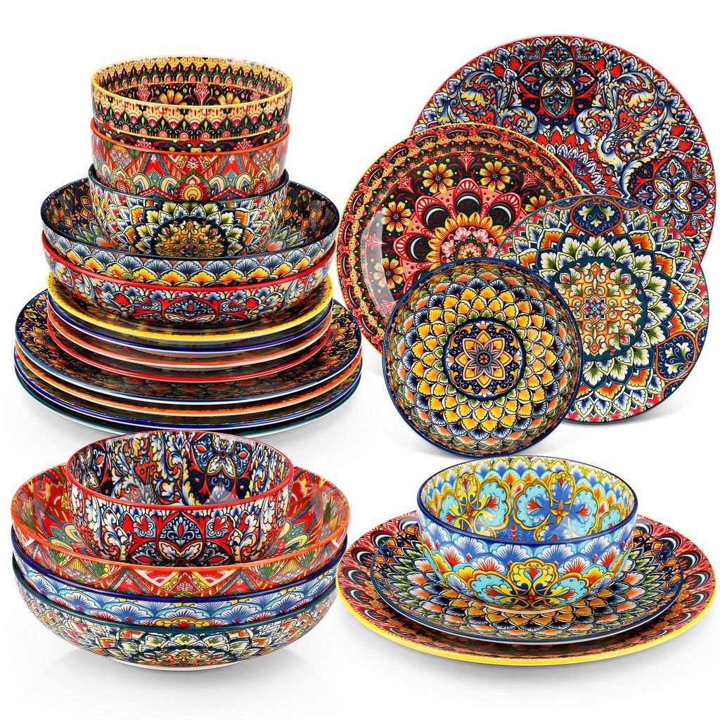 Sada nádobí pro 6 osob, 24dílná porcelánová sada, sada Obrázek produktu 