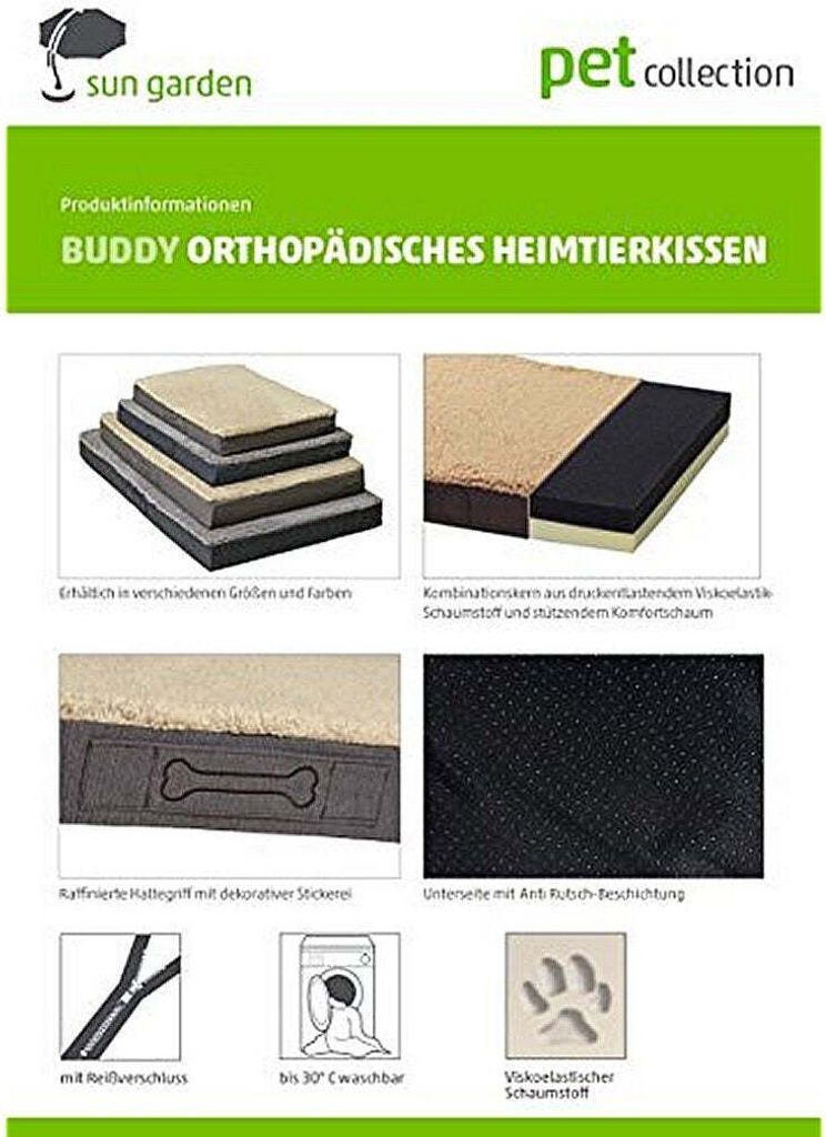 Sun Garden Sun Garten Buddy Orthopäden Hundekissen Produktbild 13