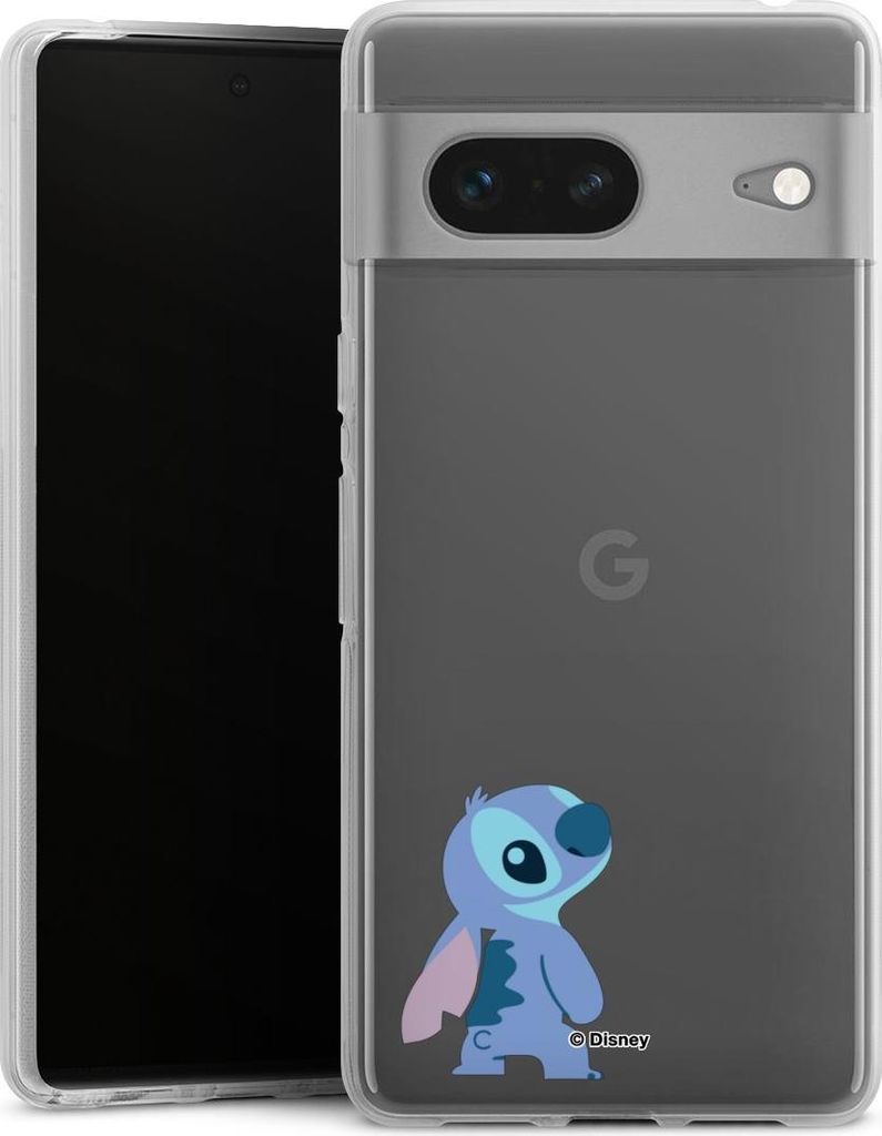 DeinDesign Handyhülle für Google Pixel 7 Silikon Hülle Case Smartphone Schutzhülle Disney Fanartikel Lilo & Stitch