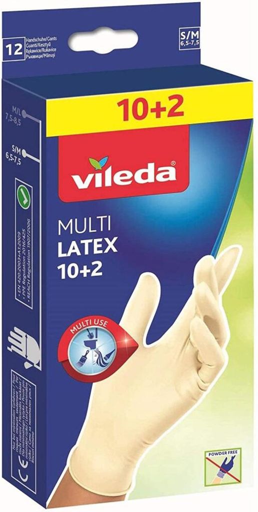 Vileda Multi Latex 10+2 S/M 145964 Produktbild 