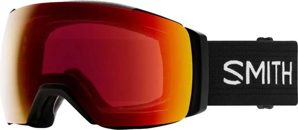 Masque de Ski Smith I/O Mag XL Noir Mixte pour une Vision Panoramique