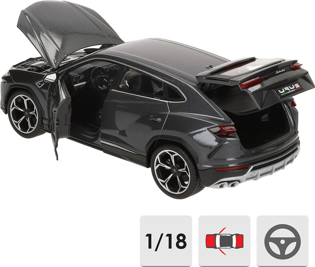Lamborghini Usus Grau 1:18 BBURAGO Produktbild 5