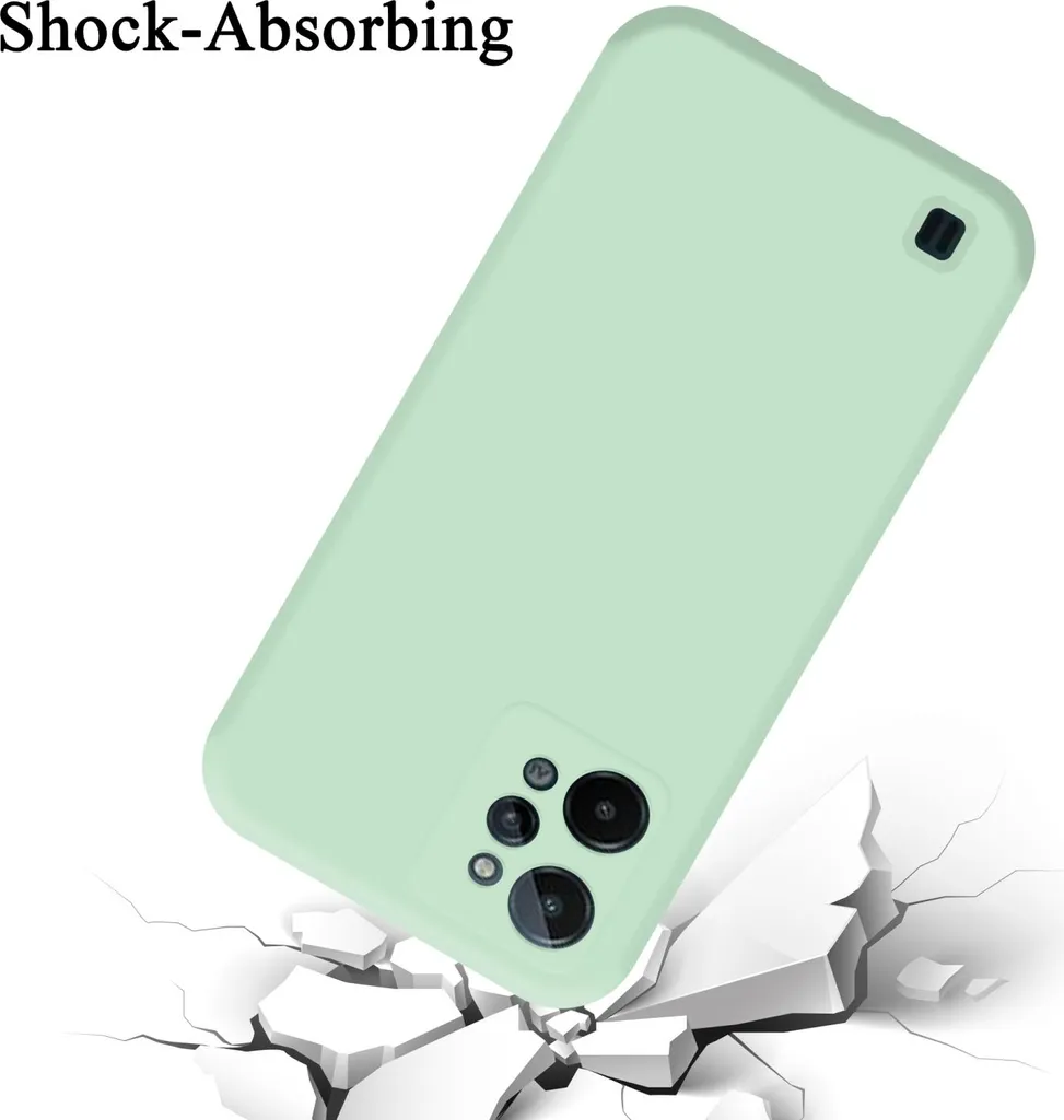 Custodia TIANYUE Per Realme C31 – Effetto Vetro Sfumato Rosa E Blu – Sottile E Protettiva