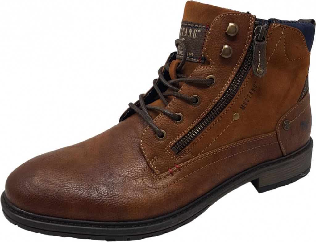 Mustang Mustang Schnürstiefel Braun Produktbild 