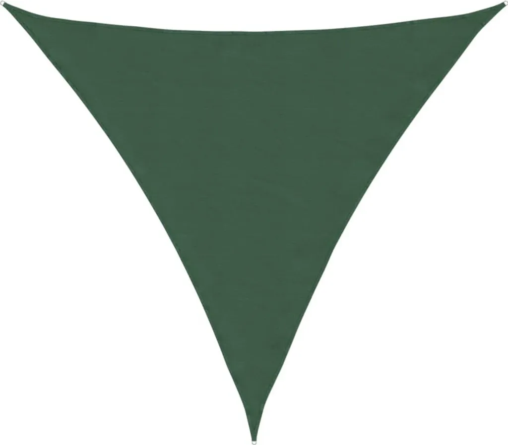 Tenda a Vela Triangolare 3m vidaXL Verde Scuro | Camping e Patio