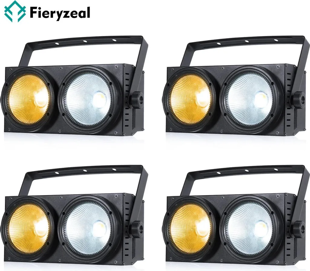 Projecteur LED 200W Anti-Scintillement Bi-Color DMX pour Vidéo et Scène
