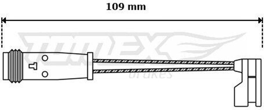 TOMEX brakes TX 30-55 Warnkontakt Bremsbelagverschleiß für VW CRAFTER 30-50 Kasten (2E) CRAFTER 30-35 Bus (2E) CRAFTER 30-50 Pritsche/Fahrgestell...