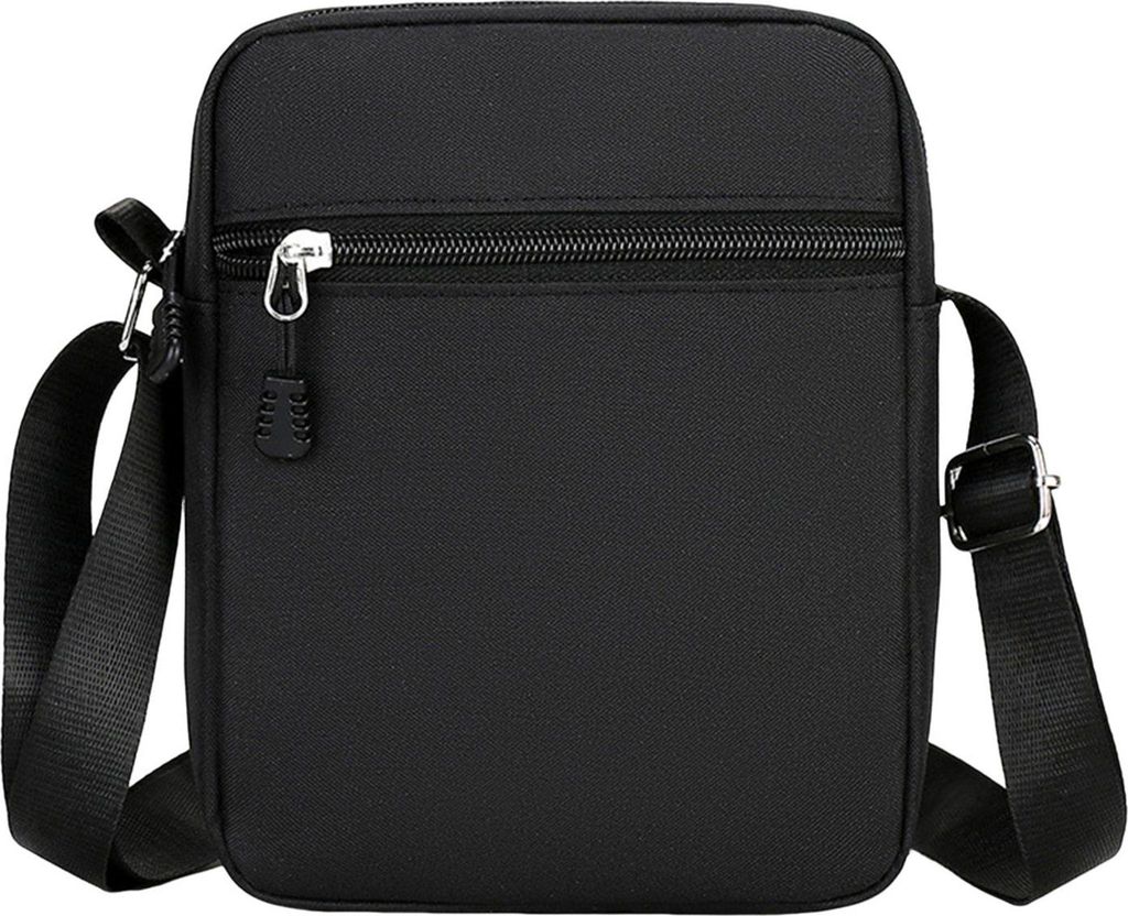 Herren-Umhängetasche mit Trenntaschen, Reißverschluss, Produktbild 