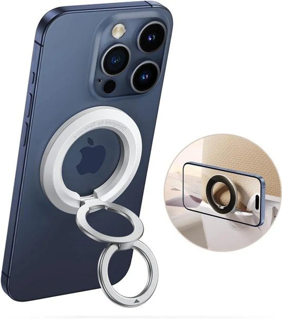 Support magnétique pour téléphone idéal vidéo et appels mains libres