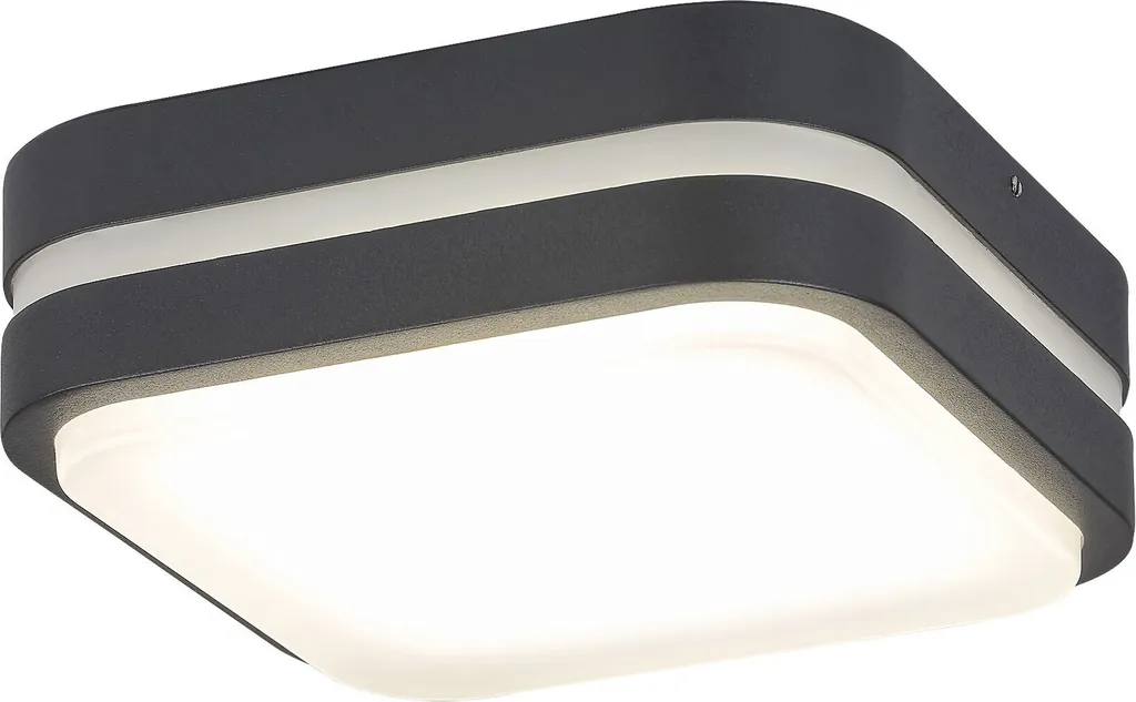 Plafonnier LED 12W Hamburg 8850 Rabalux Anthracite pour Extérieur