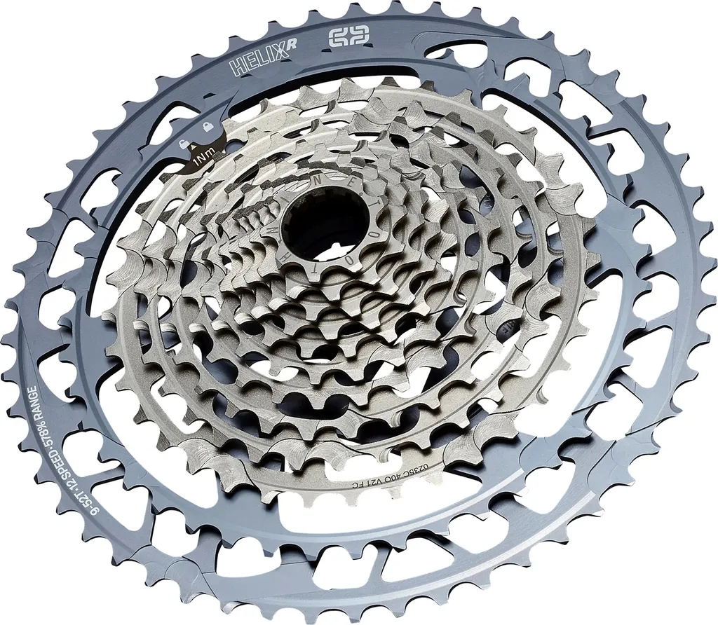 Cassette Helix Race 12 vitesses 9-52 dents coloris Nickel Grey e*spec - 2