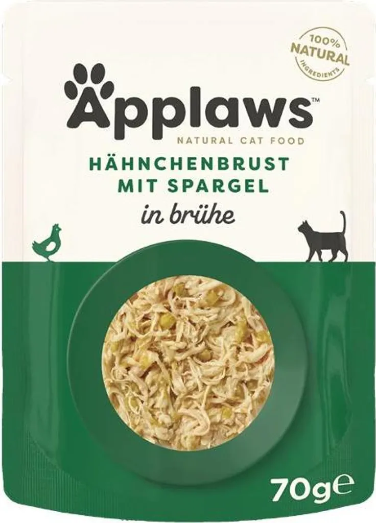 Applaws Cat Nassfutter P.B. mit Hühnchenbrust & Spargel 70 gx12