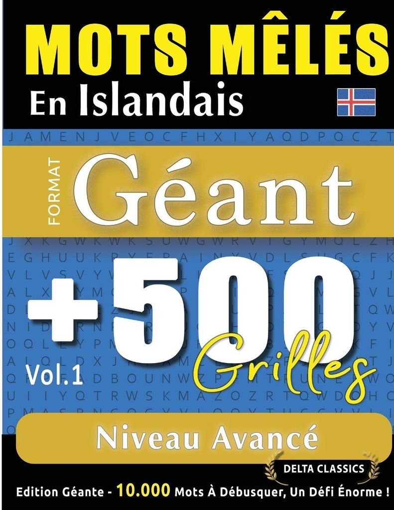 Mots Mêlés En Islandais Format Géant