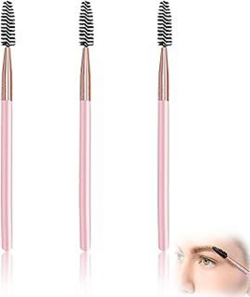 Wimpernbürste, 3 Stück Wimpernseparator, Wimper Kamm Augenbraue Pinsel, Augenbrauenpinsel Mit Festem Winkel, Mini Wimpernbürste, Zum Kämmen und...