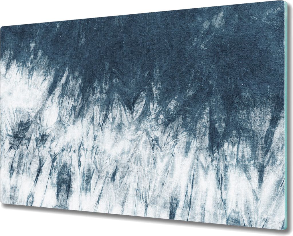 Herd-Abdeckplatte Glas Schneidebrett Ceranfeld-Abdeckung - 80x52 cm - Eisberg Design
