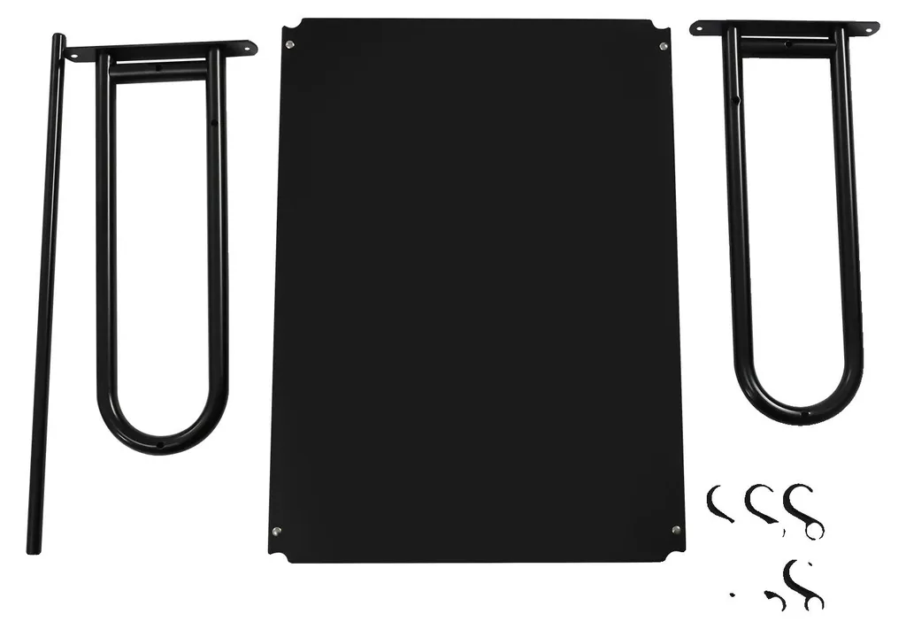 Étagère murale micro-ondes en acier au carbone noir, support robuste 60cm