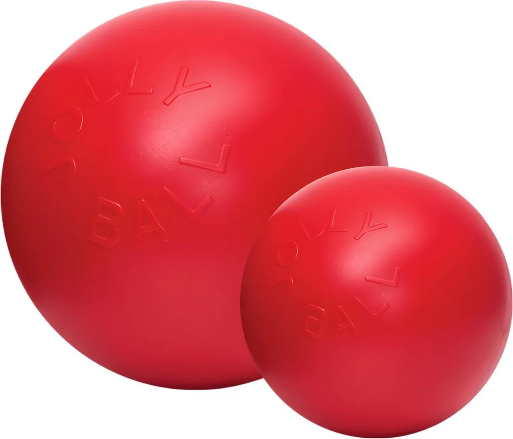 Ballon de jeu interactif Jolly Ball Push-n-Play 25cm rouge robuste